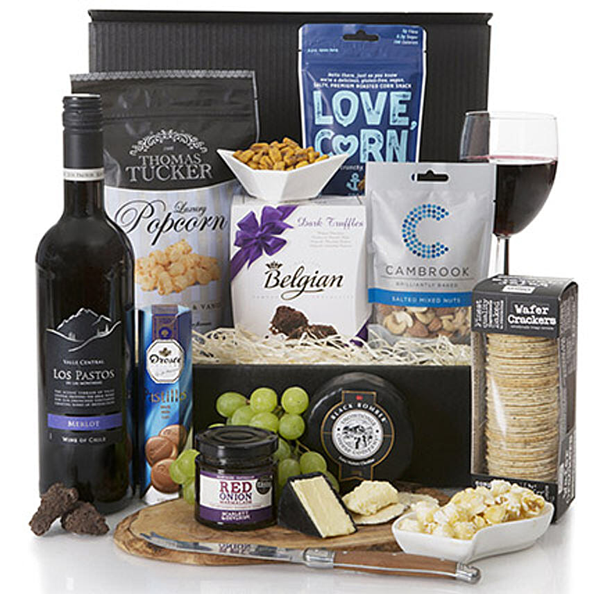 Wine And Snacks Hamper