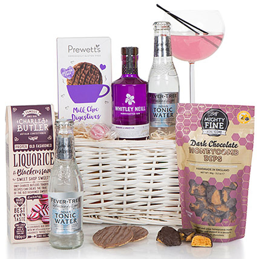 Gin And Snack Basket