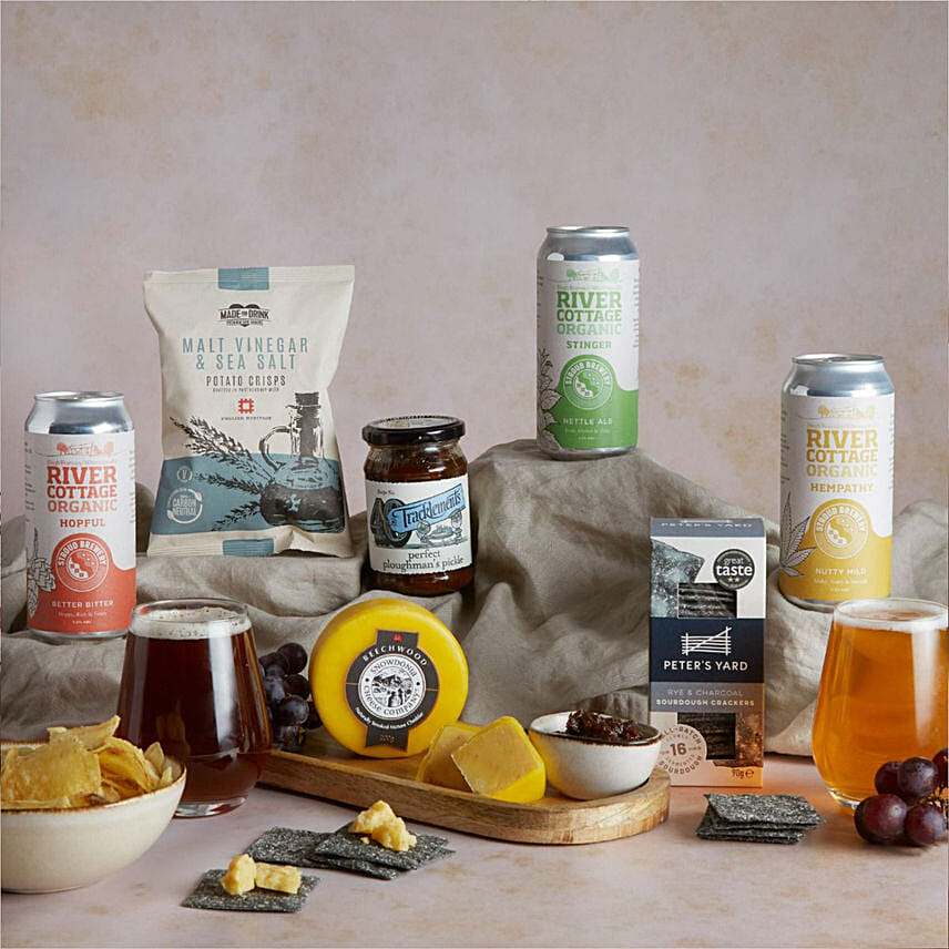 British Beer And Cheese Hamper