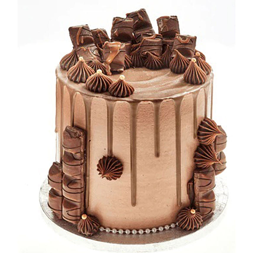 Kinder Bueno Chocolate Drip Cake 10 Inch