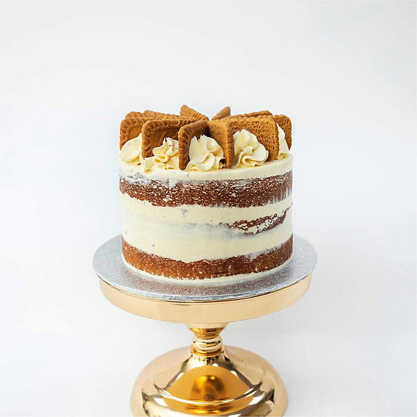 Semi Naked Biscoff Cake