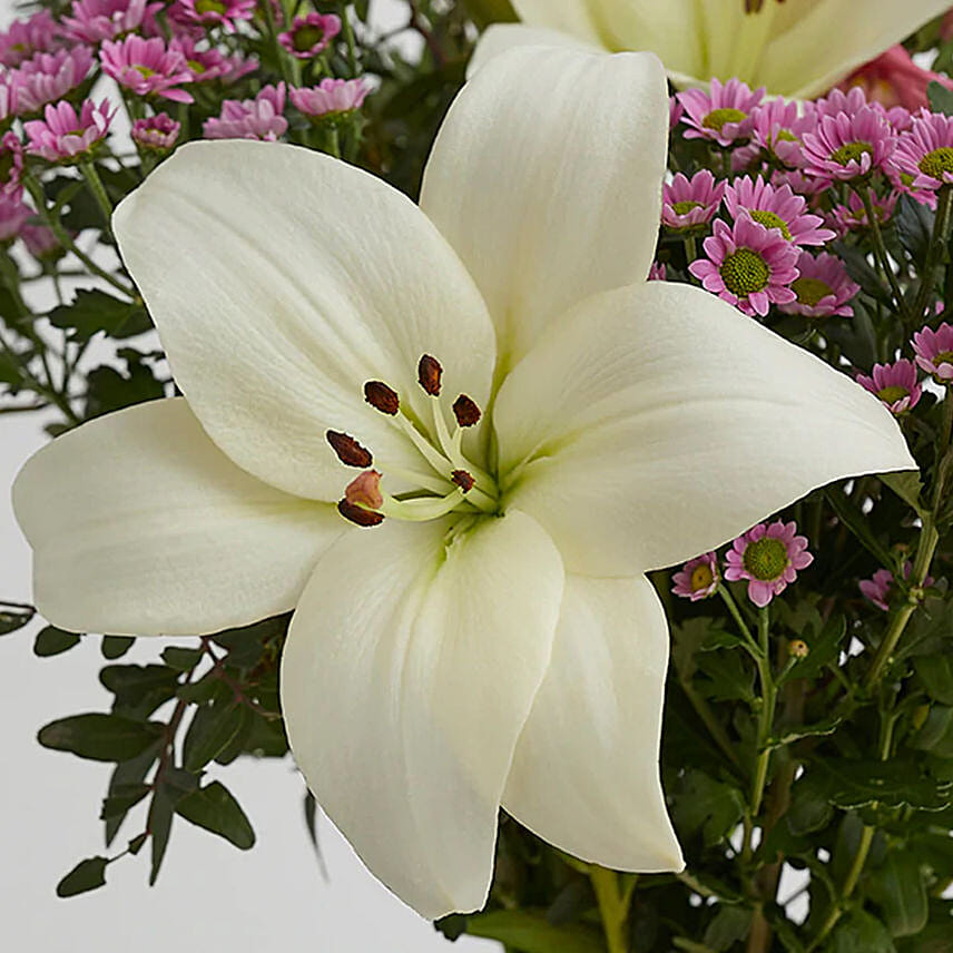 Soothing Mixed Flowers Bunch