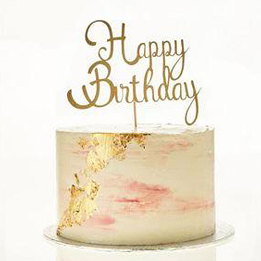 Watercolour To Canvas Cake 8 Inch