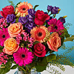 Delightful Mixed Flowers Arrangement