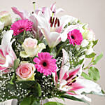 Elegant Mixed Flowers Bunch