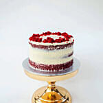 Semi Naked Red Velvet Cake 10 Inch