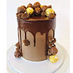Ferrero Rocher Chocolate Drip Cake 6 Inch