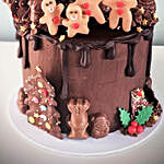 Chocolate Forest Christmas Cake Large