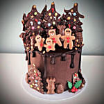 Chocolate Forest Christmas Cake Medium