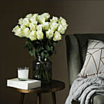 Serene White Roses