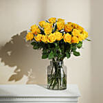Bright Yellow Roses