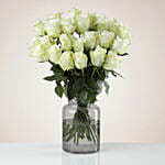 Serene White Roses
