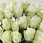 Serene White Roses