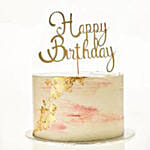 Watercolour To Canvas Cake 8 Inch