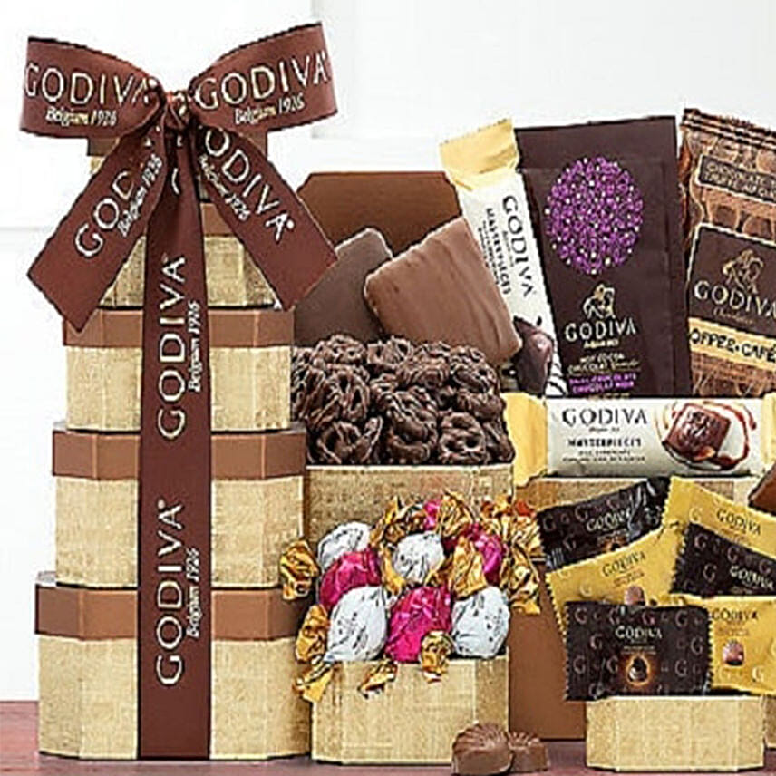 Godiva Chocolate Gift Tower