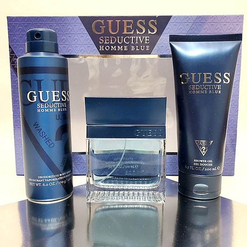 Guess Seductive Homme Blue Men Gift Set