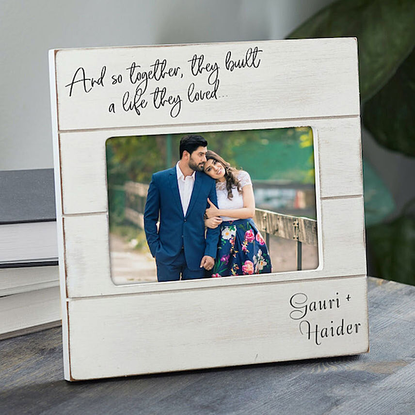 Personalized Shiplap Picture Frame