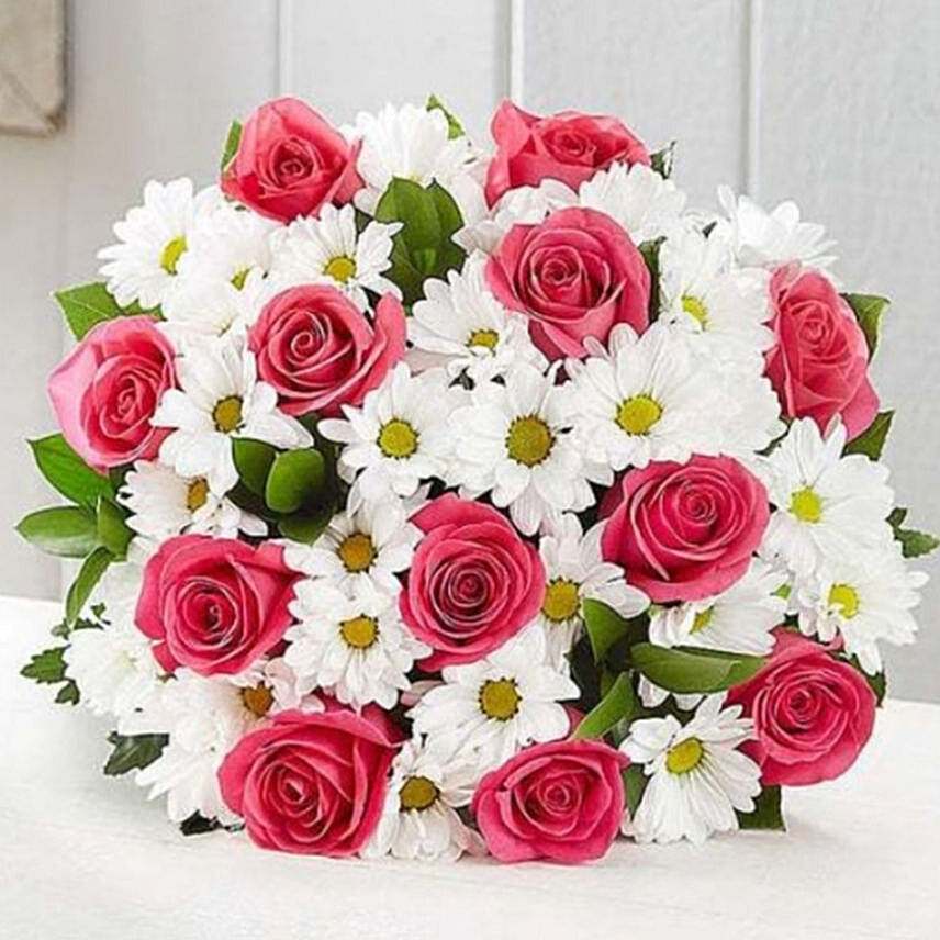 Pink And White Bouquet