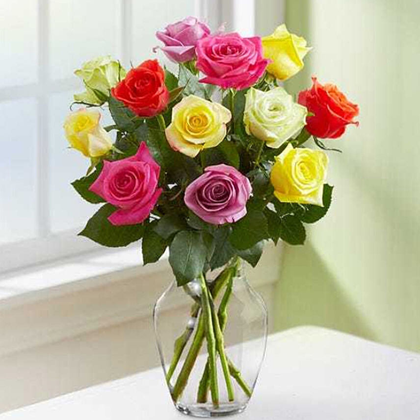 Roses In Vase