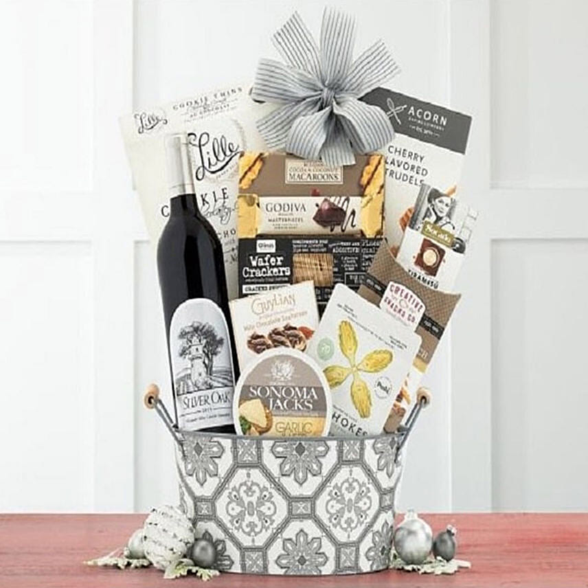 Silver Oak Cabernet Wine Basket