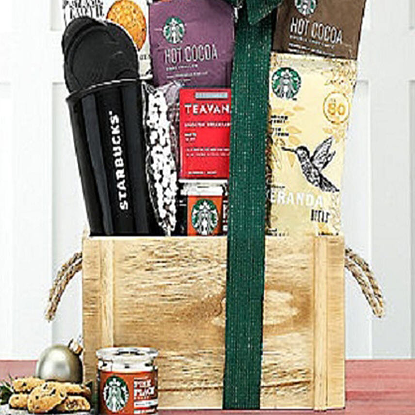 Online Starbucks And Teavana Gift Basket Gift Delivery in Usa FNP