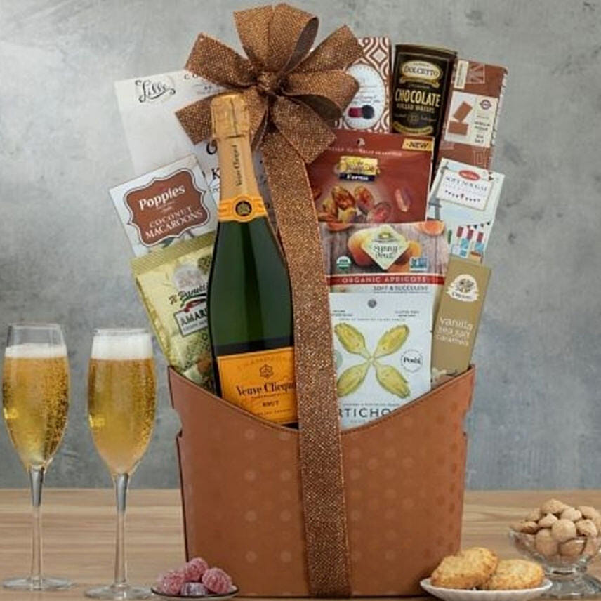 Veuve Clicquot Champagne Gift Basket