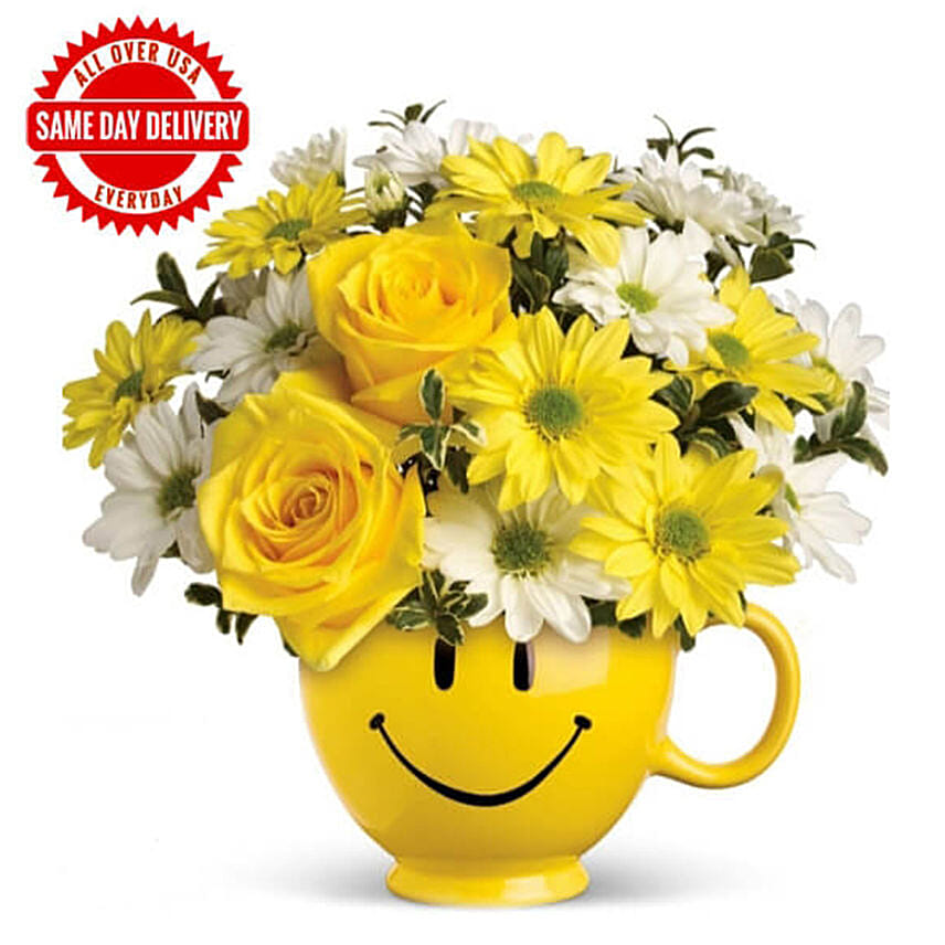 Yellow Yarming Bouquet Yellow Yarming Bouquet: Flower Delivery in USA