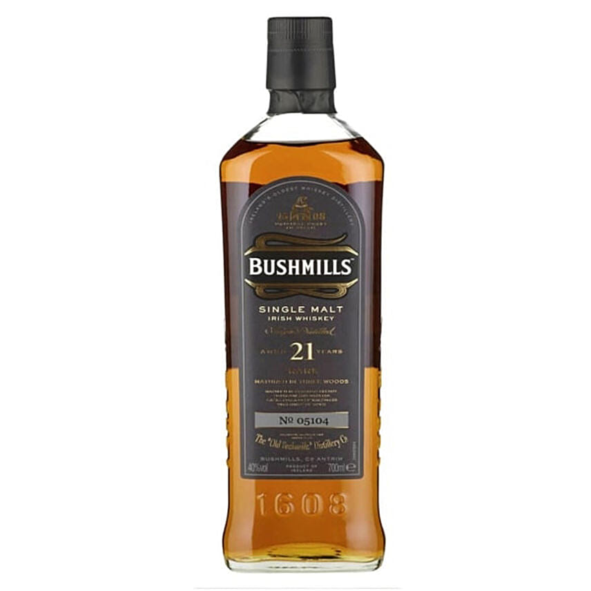 Bushmills 21 Year Single Malt Irish Whisky