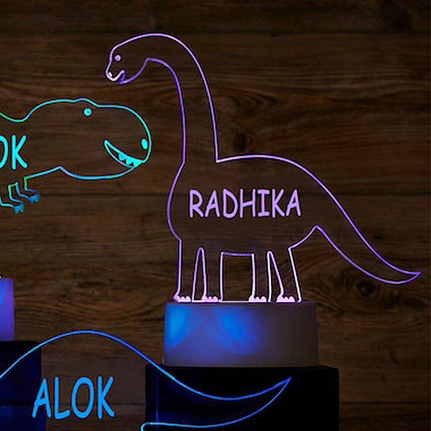 Dinosaur Personalized Led Sign