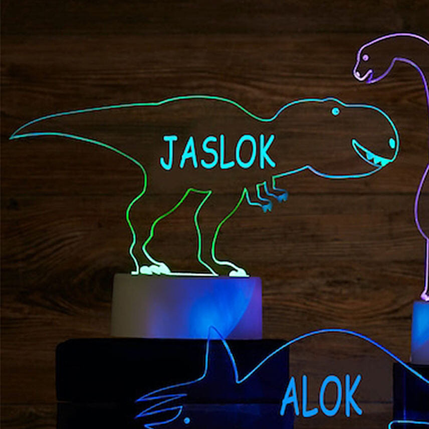 Dinosaur Personalized Led Sign