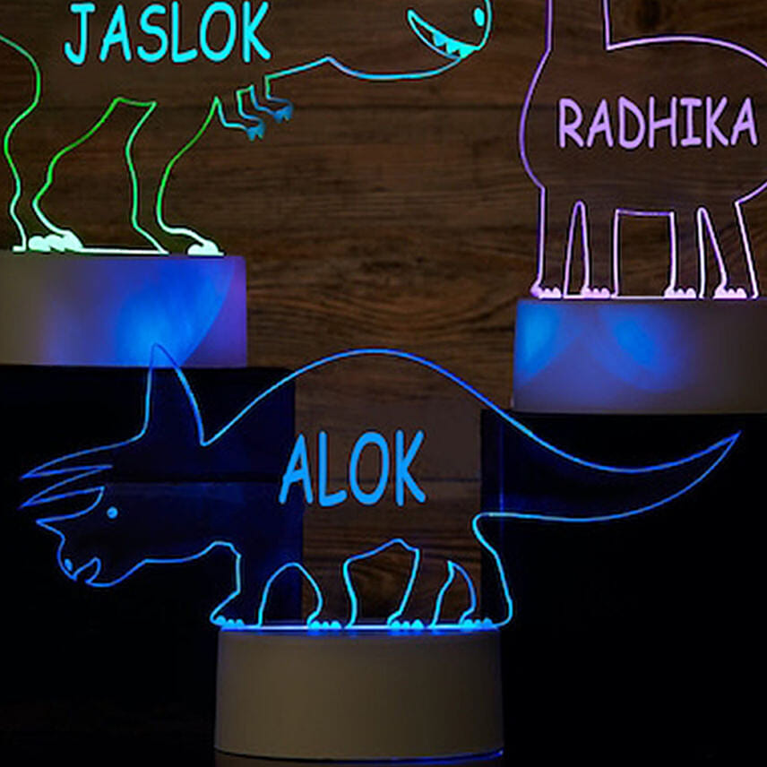 Dinosaur Personalized Led Sign