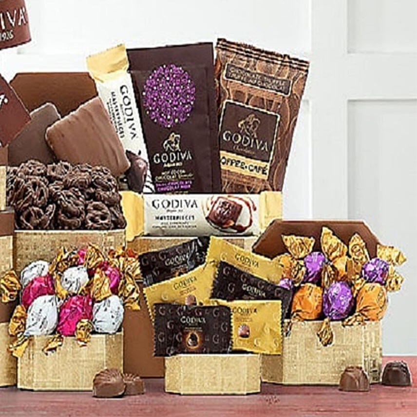 Godiva Chocolate Gift Tower