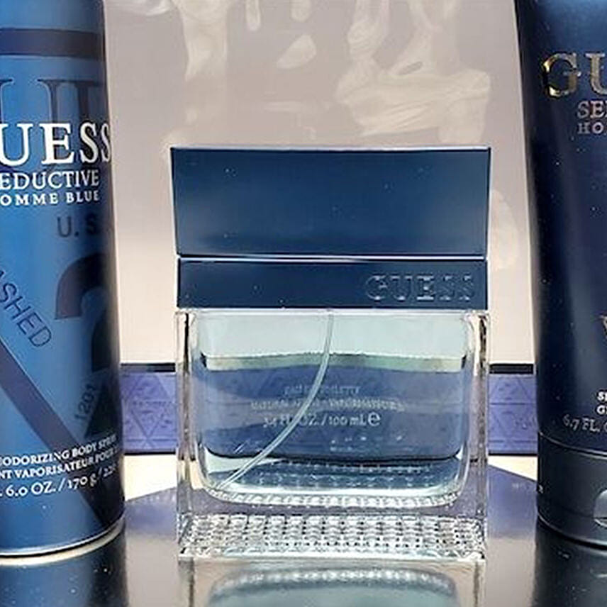 Guess Seductive Homme Blue Men Gift Set