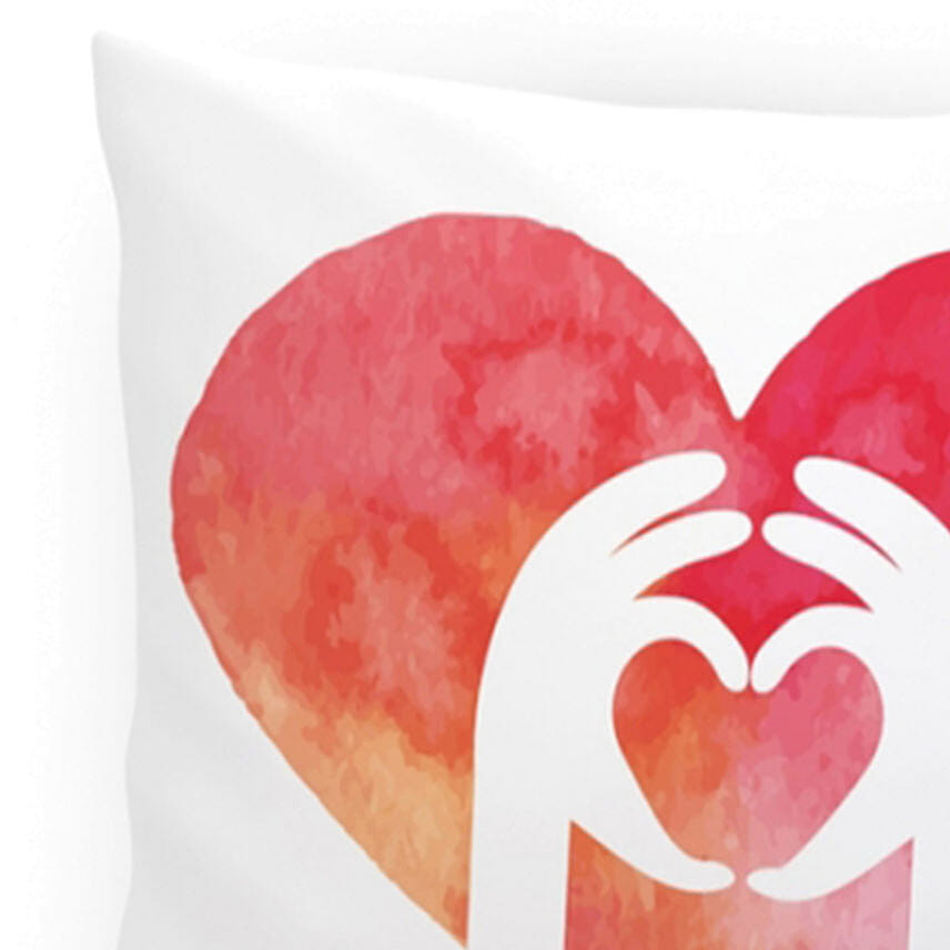 Hands Heart Cushion