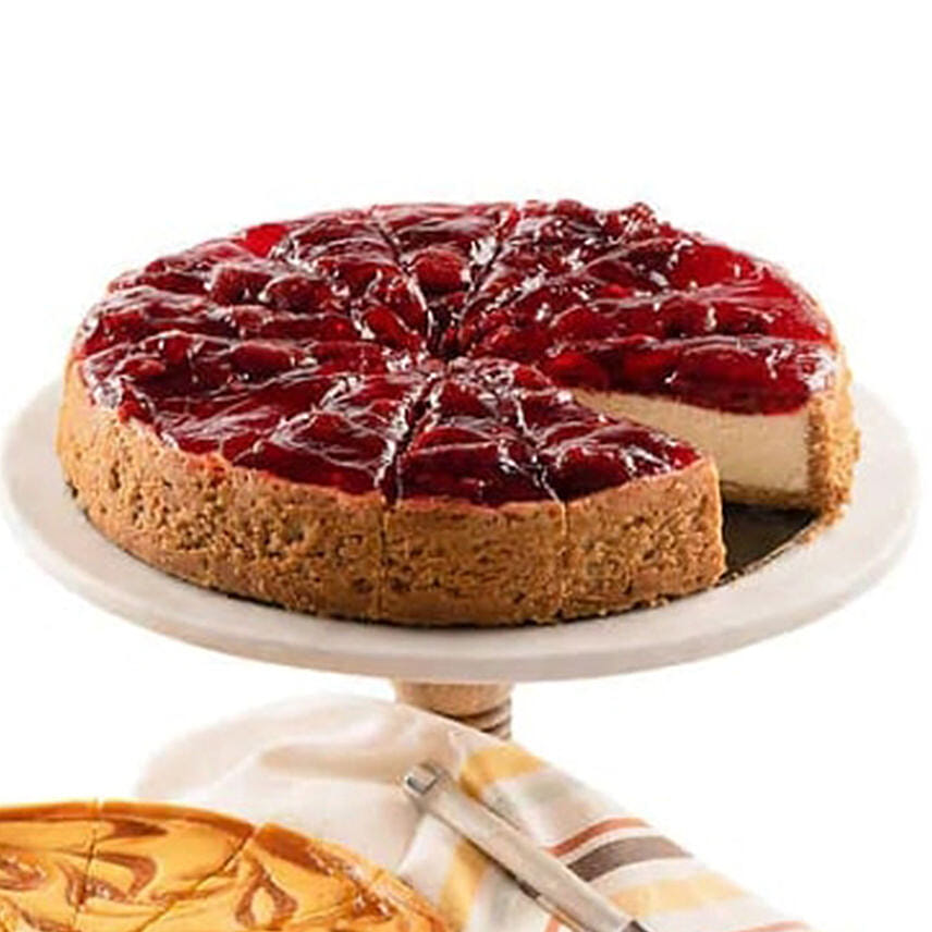 Mango & Strawberry Cheesecake