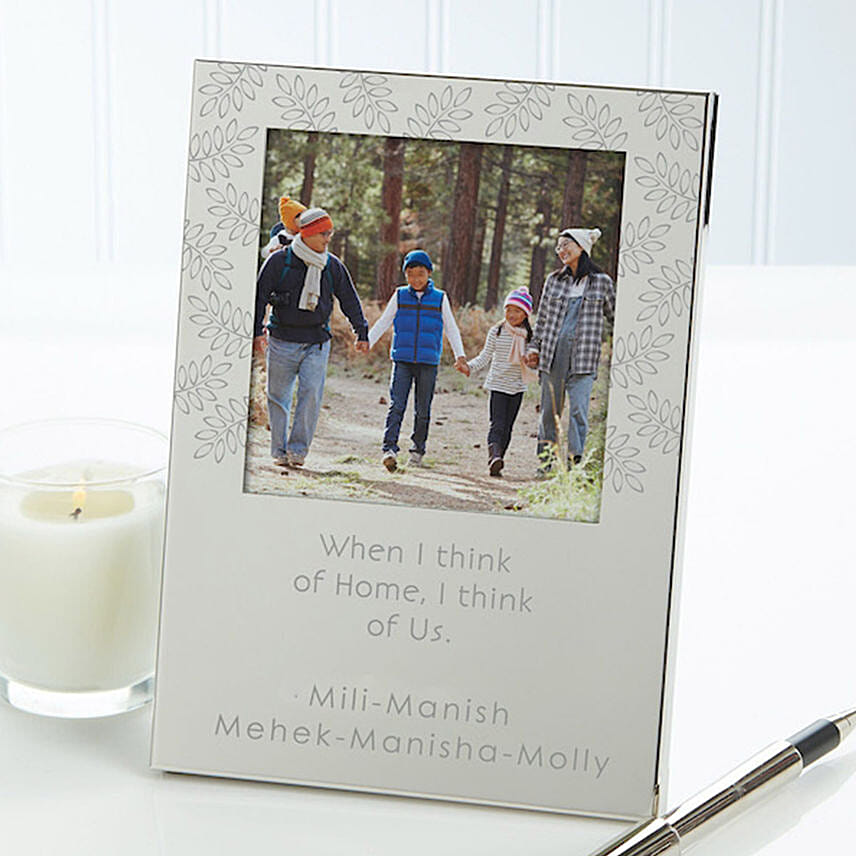Personalized Silver Picture Frame