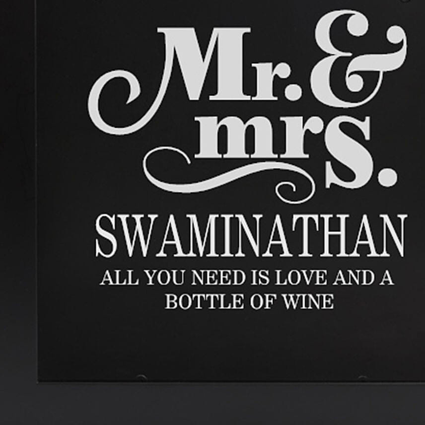 Personalized Wine Cork Box