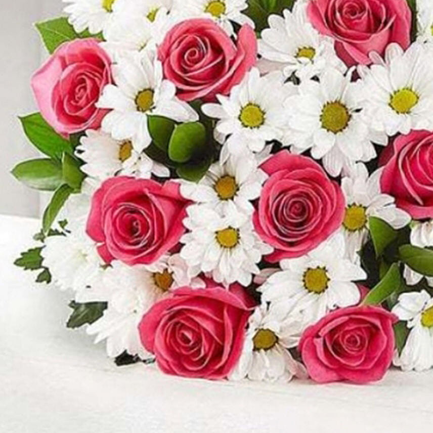 Pink And White Bouquet