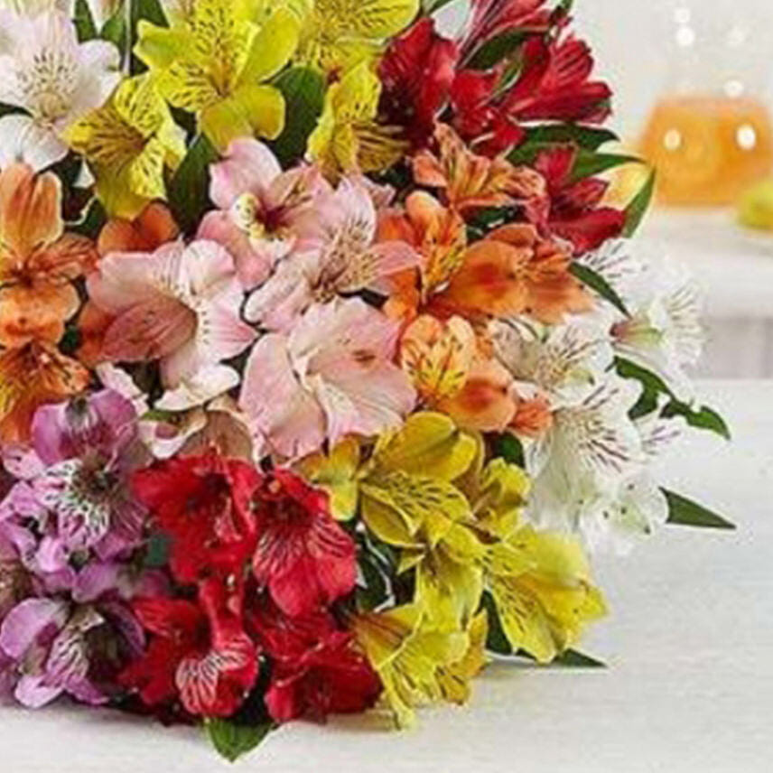 Rainbow Lily Bouquet