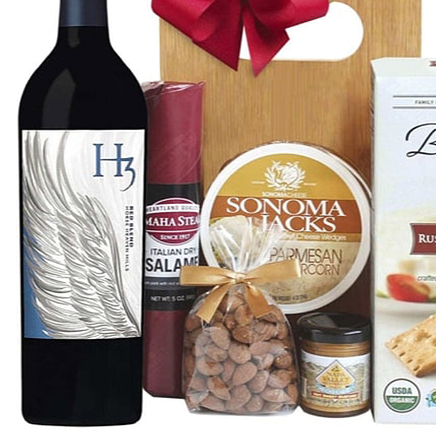 Red Wine & Cheese Board Gift Set