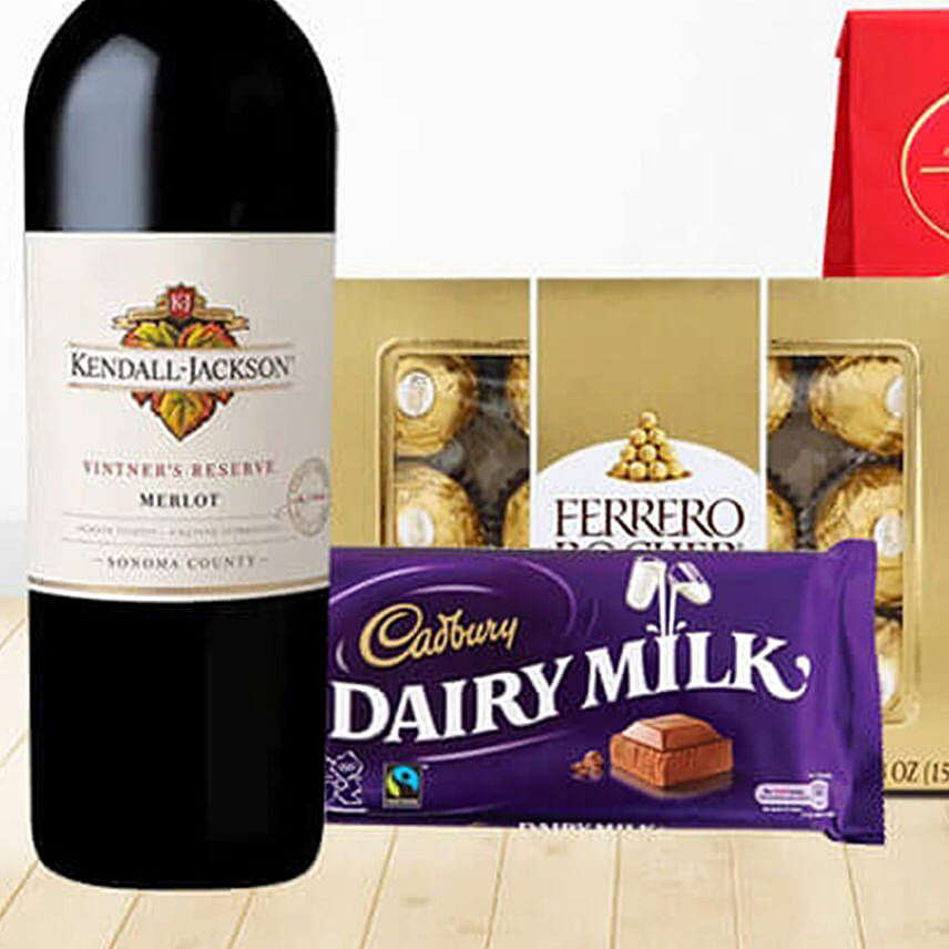 Red Wine & Mixed Chocolates