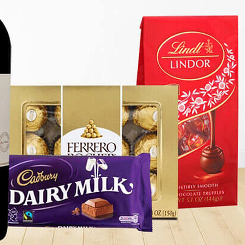 Red Wine & Mixed Chocolates