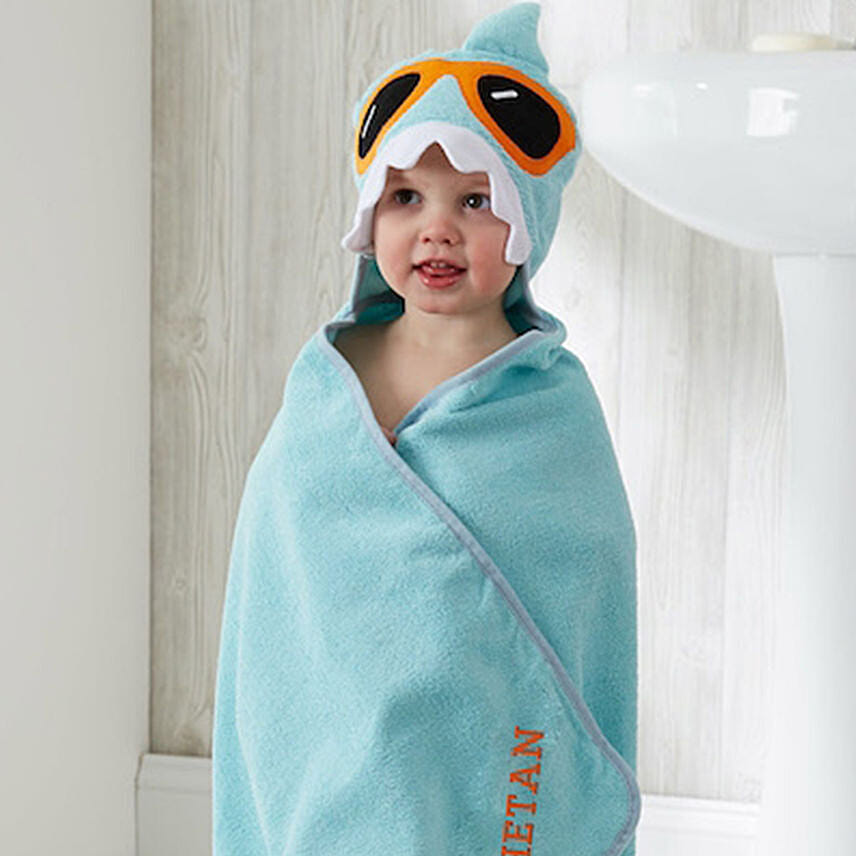Shark Kids' Hooded Bath Towel