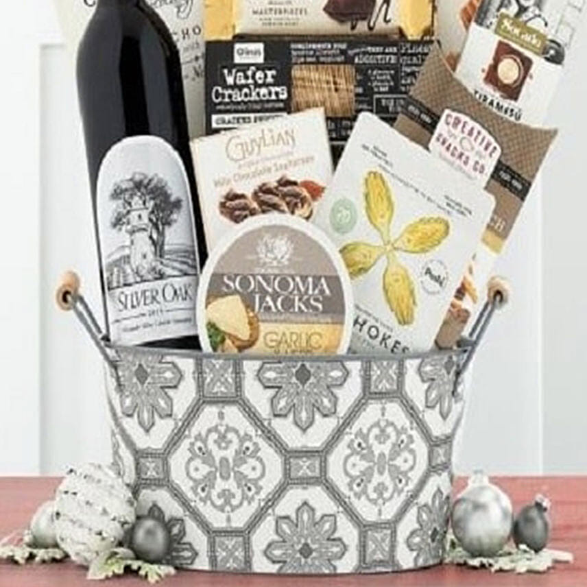 Silver Oak Cabernet Wine Basket