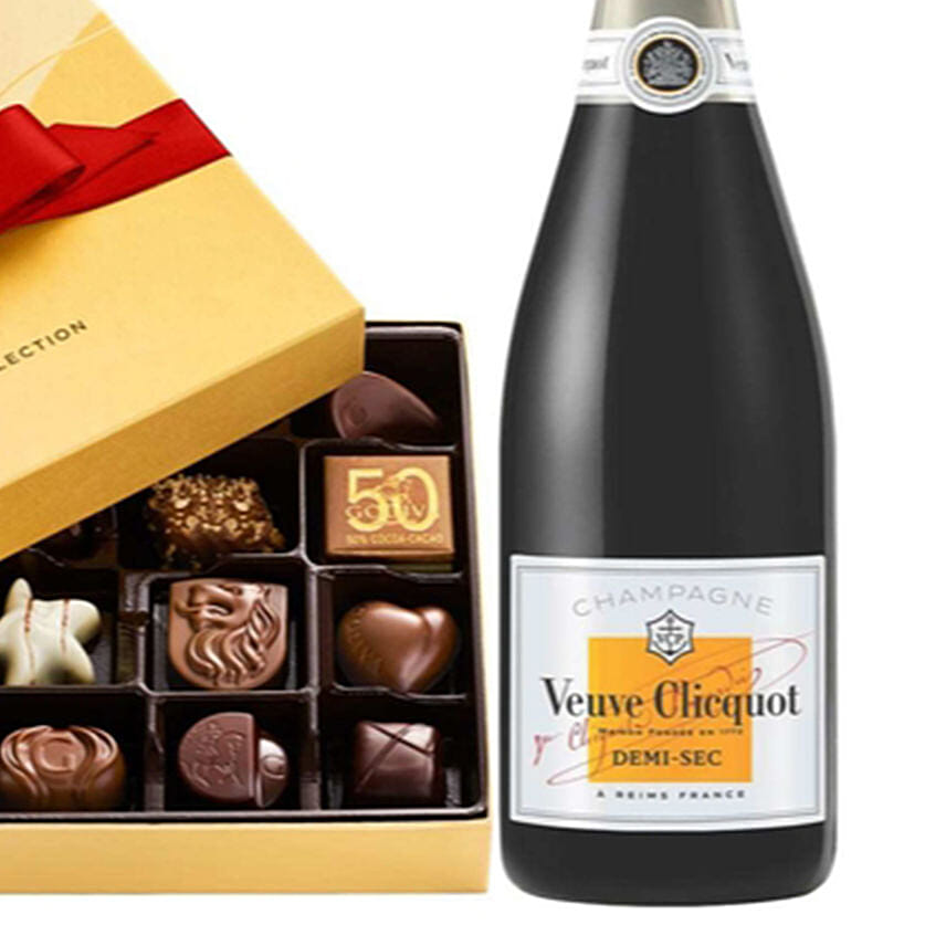 Veuve Clicquot & Godiva Chocolates