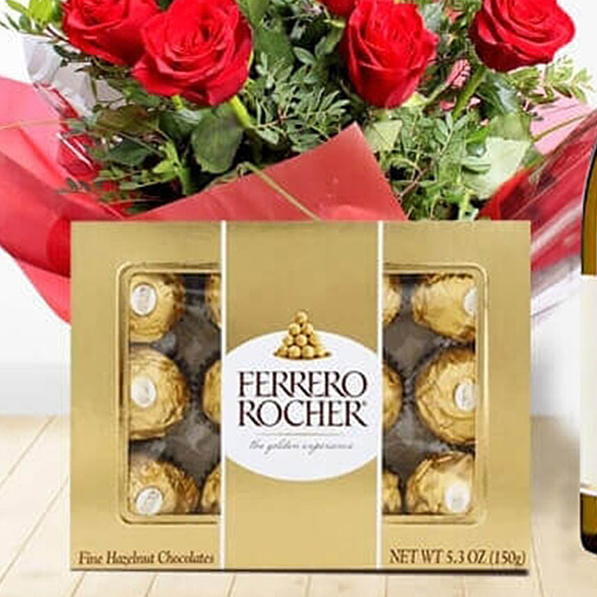 White Wine Roses & Choco