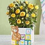 Baby Blocks Playtime Roses