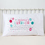 Birthday Girl Personalized Pillowcase