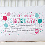 Birthday Girl Personalized Pillowcase