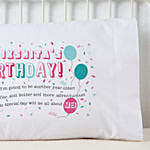 Birthday Girl Personalized Pillowcase